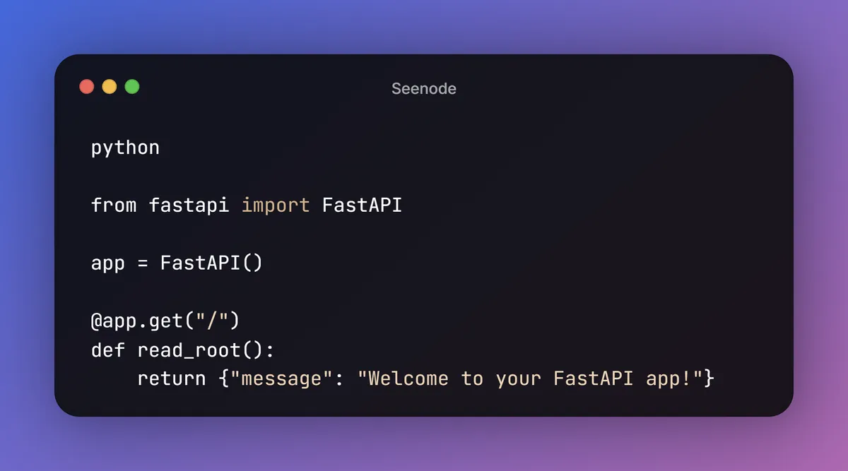 Production-Ready FastAPI Deployment Using Docker and Uvicorn
