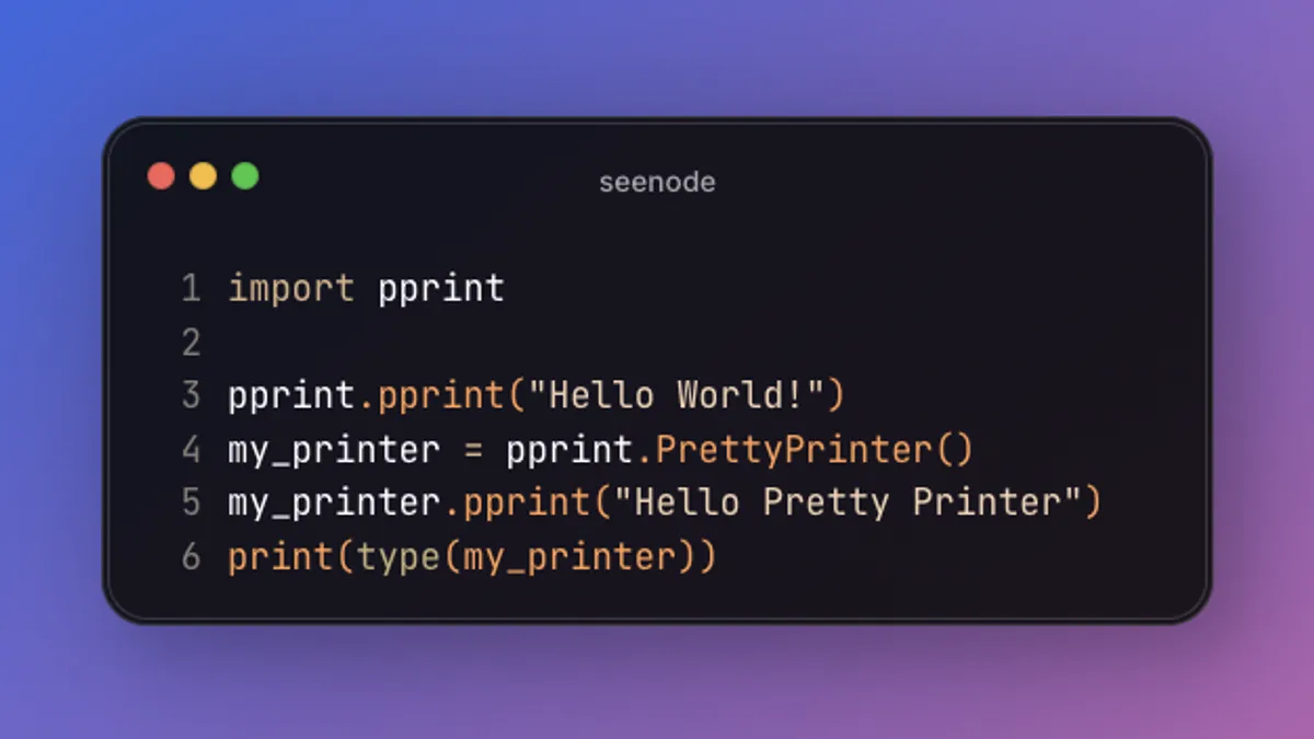 How to Use Python Pretty Print (pprint) for Cleaner Python Output