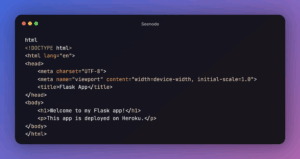 Flask App Heroku Deployment: Free Hosting Setup Tutorial