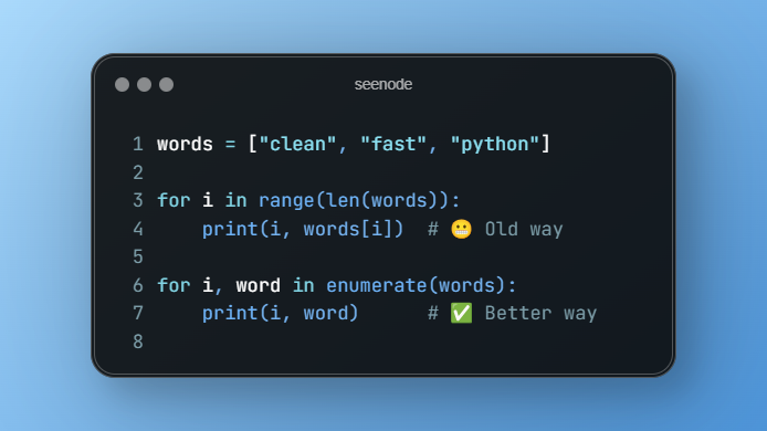 python enumerate